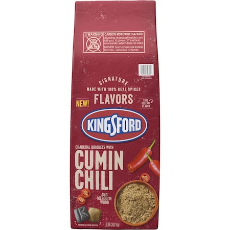 Kingsford Kingsford Signature Flavors All Natural Chili Cumin Charcoal Briquettes 8 lb 32601